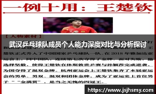 武汉乒乓球队成员个人能力深度对比与分析探讨