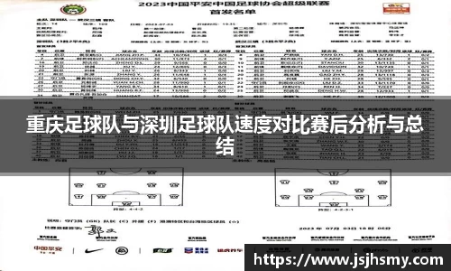 重庆足球队与深圳足球队速度对比赛后分析与总结