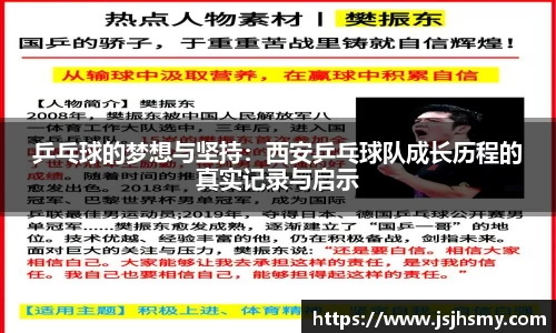 乒乓球的梦想与坚持：西安乒乓球队成长历程的真实记录与启示